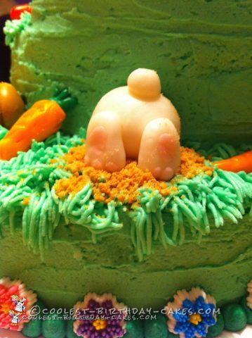 Coolest Bunny Birthday Cake