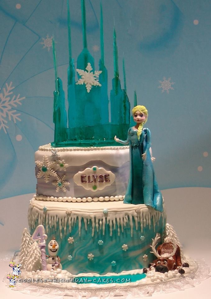 Coolest Frozen Inspired Birthday Cake