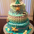 Little Mermaid Cake for First Birthday