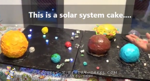 Coolest Solar System Cake