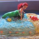 Coolest Little Mermaid Ariel Birthday Cake