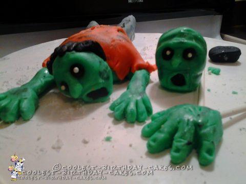 Zombies Eating Brains Cake