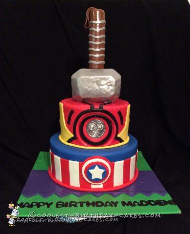 Coolest Avengers Cake