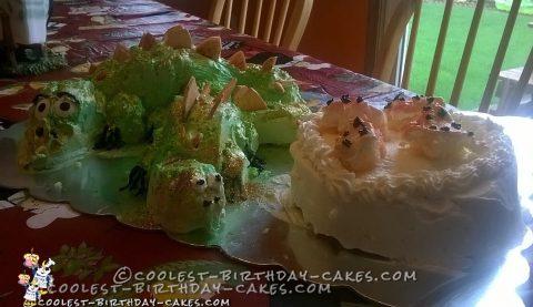 Coolest Dinosaur Stegosaurus Cake