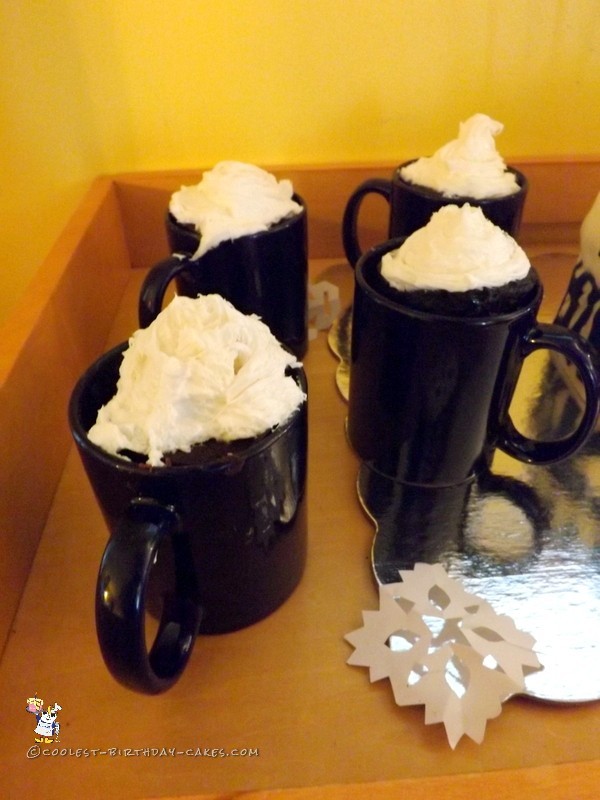 Hot Chocolate Mug Microwave Cakes