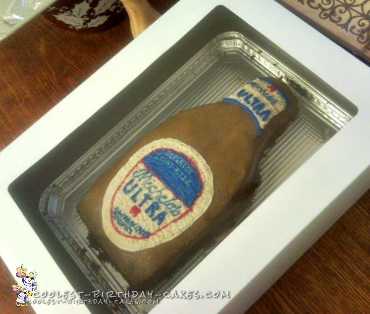 50th Birthday Michelob Ultra Beer Cake