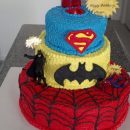 Cool 3-Tier Superhero Birthday Cake