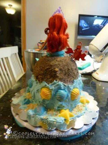 The Little Mermaid Birthday Cake