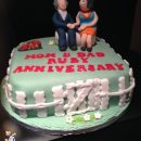Coolest 40th Wedding Anniversary Cake