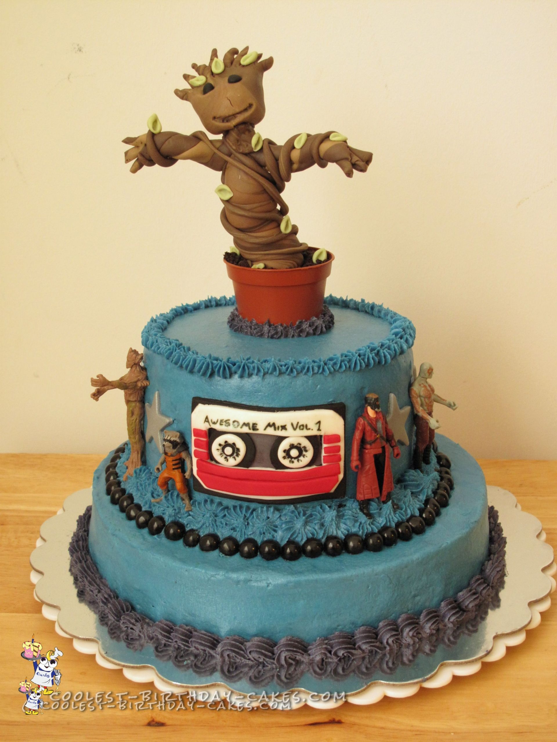 Coolest Baby Groot Cake