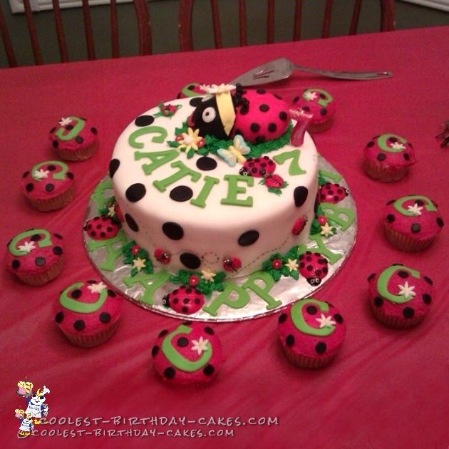 Cutest Ladybug Birthday Cake