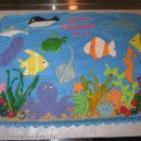 Coolest Under the Sea Birthday Cake