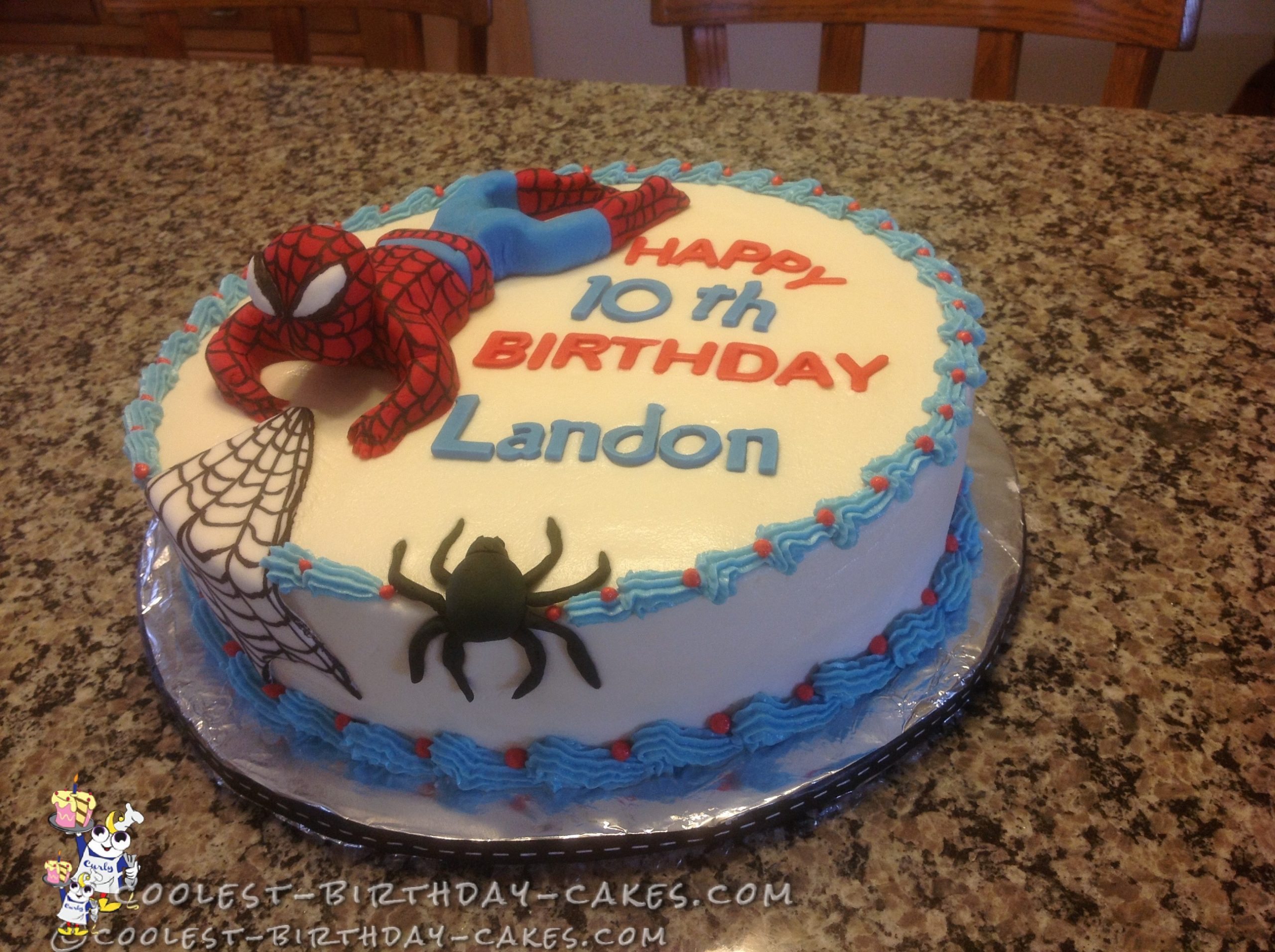 Amazing Spider-Man Birthday Cake