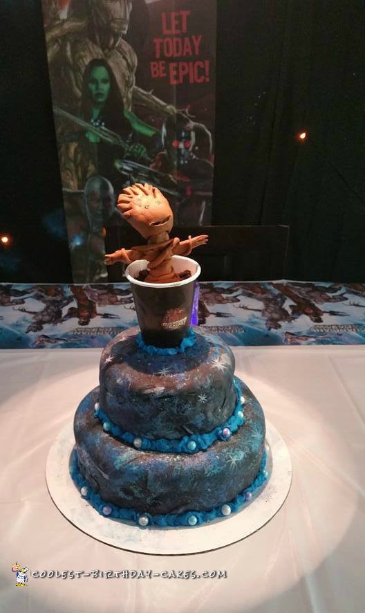 Coolest 8th Birthday Baby Groot Cake