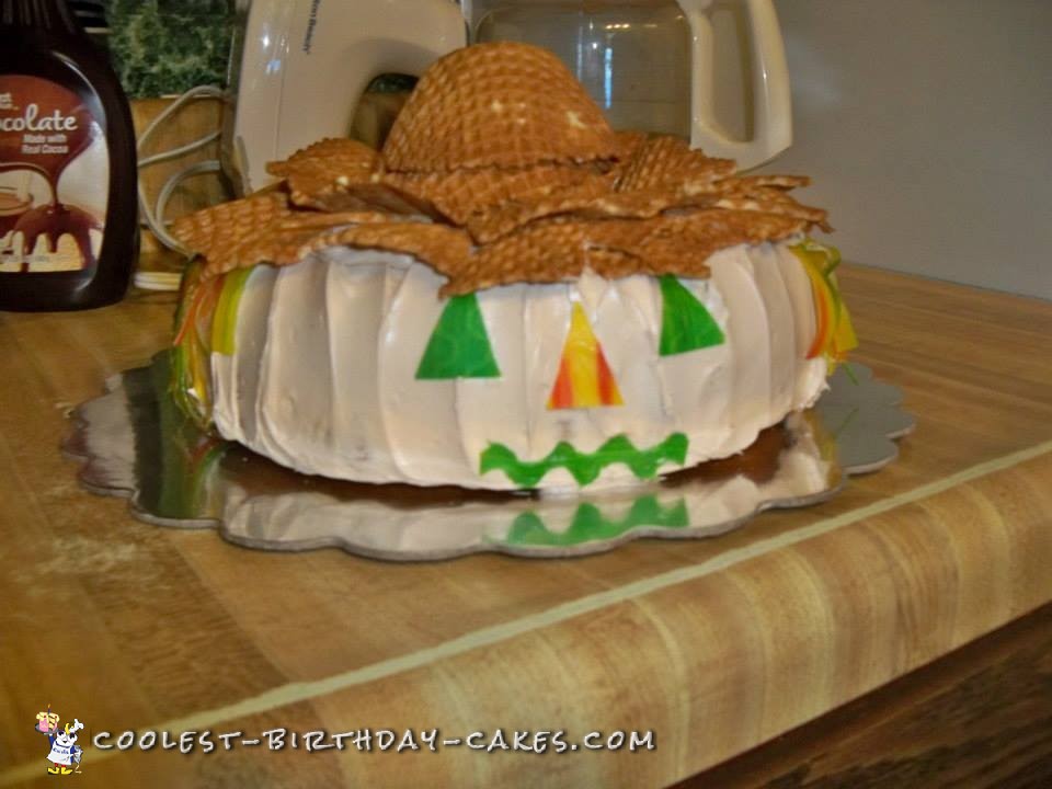 Cutest Fall Scarecrow Cake