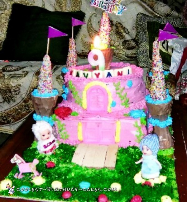 9th Birthday Castle Cake