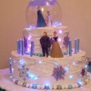 Light Up Frozen Cake