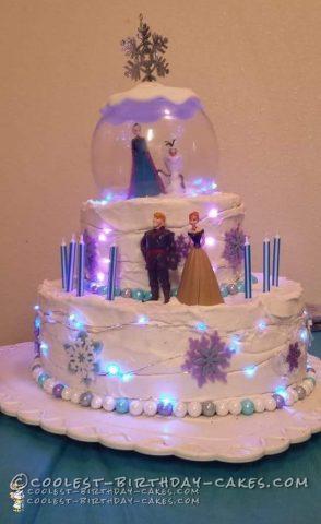Light Up Frozen Cake