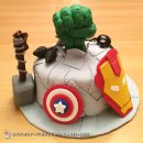 Coolest Ever Avengers Birthday Cake