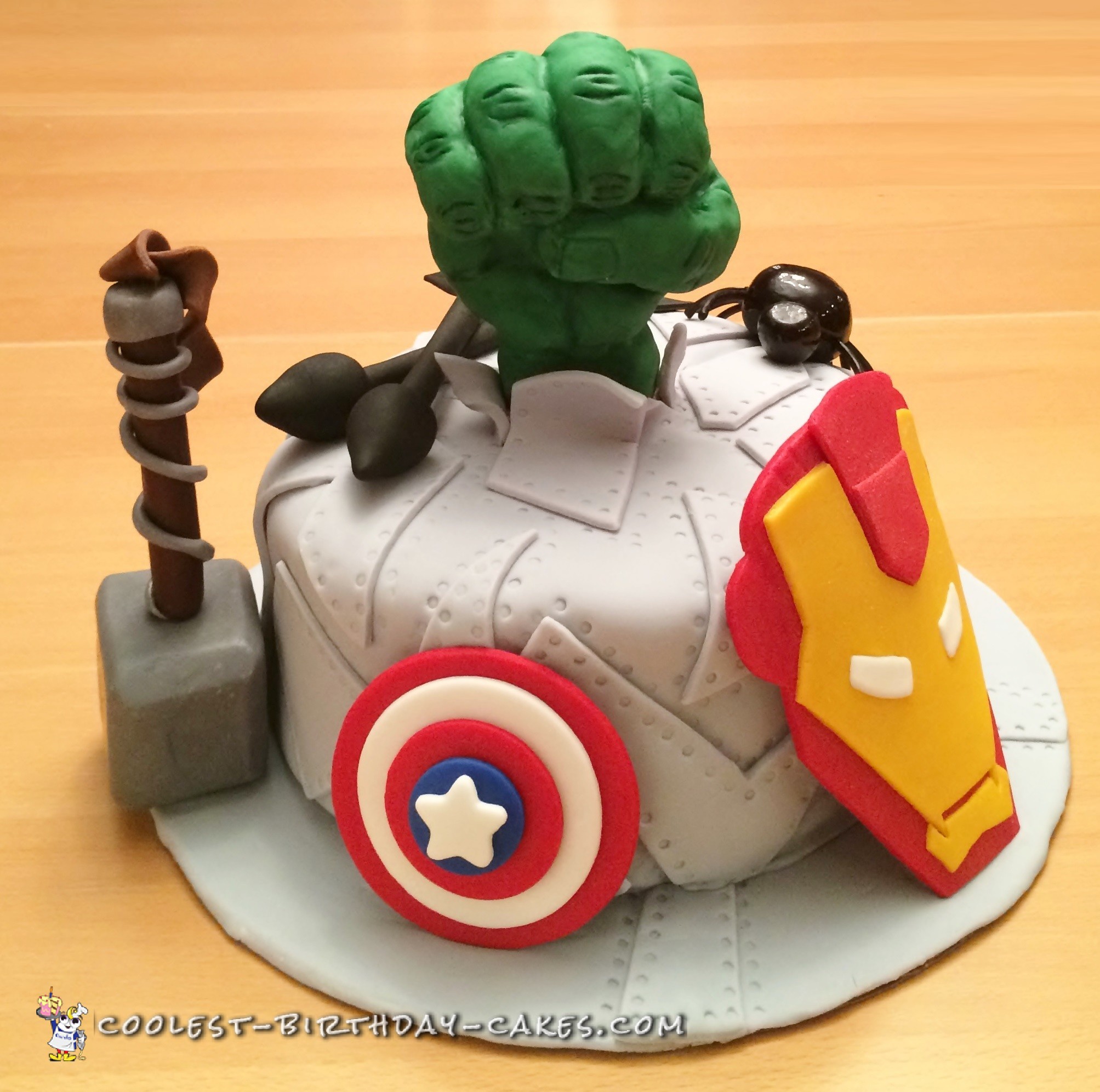 Coolest Ever Avengers Birthday Cake