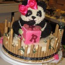 Awesome 3D Panda Cake for a Baby Shower Cake