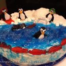 Perfect Penguin Friends Cake