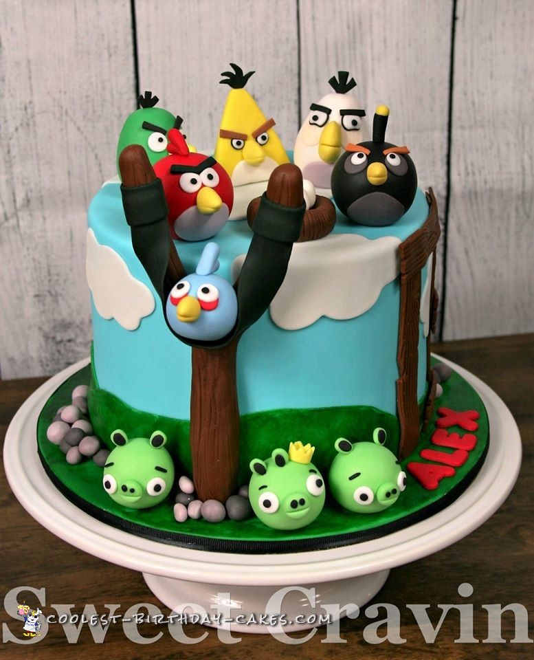 Coolest Angry Birds Cake