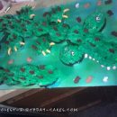 Cool Alligator Cupcake Cake