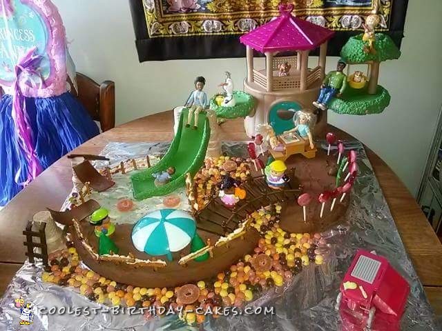Children Playing In The Park Cake  CakeCentralcom