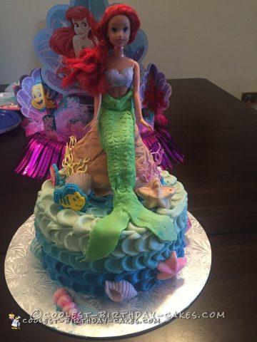 Awesome Ariel Princess Cake