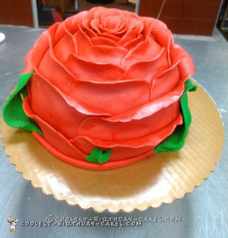 Beautiful Rose Cake