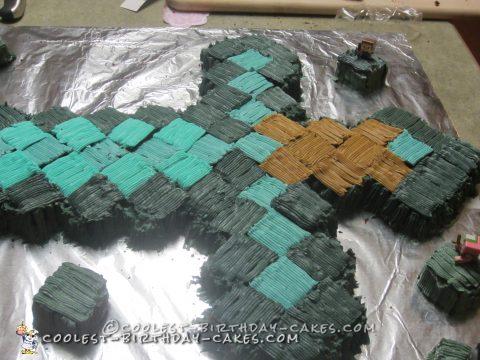 Cool Minecraft Cake for Baby Boy
