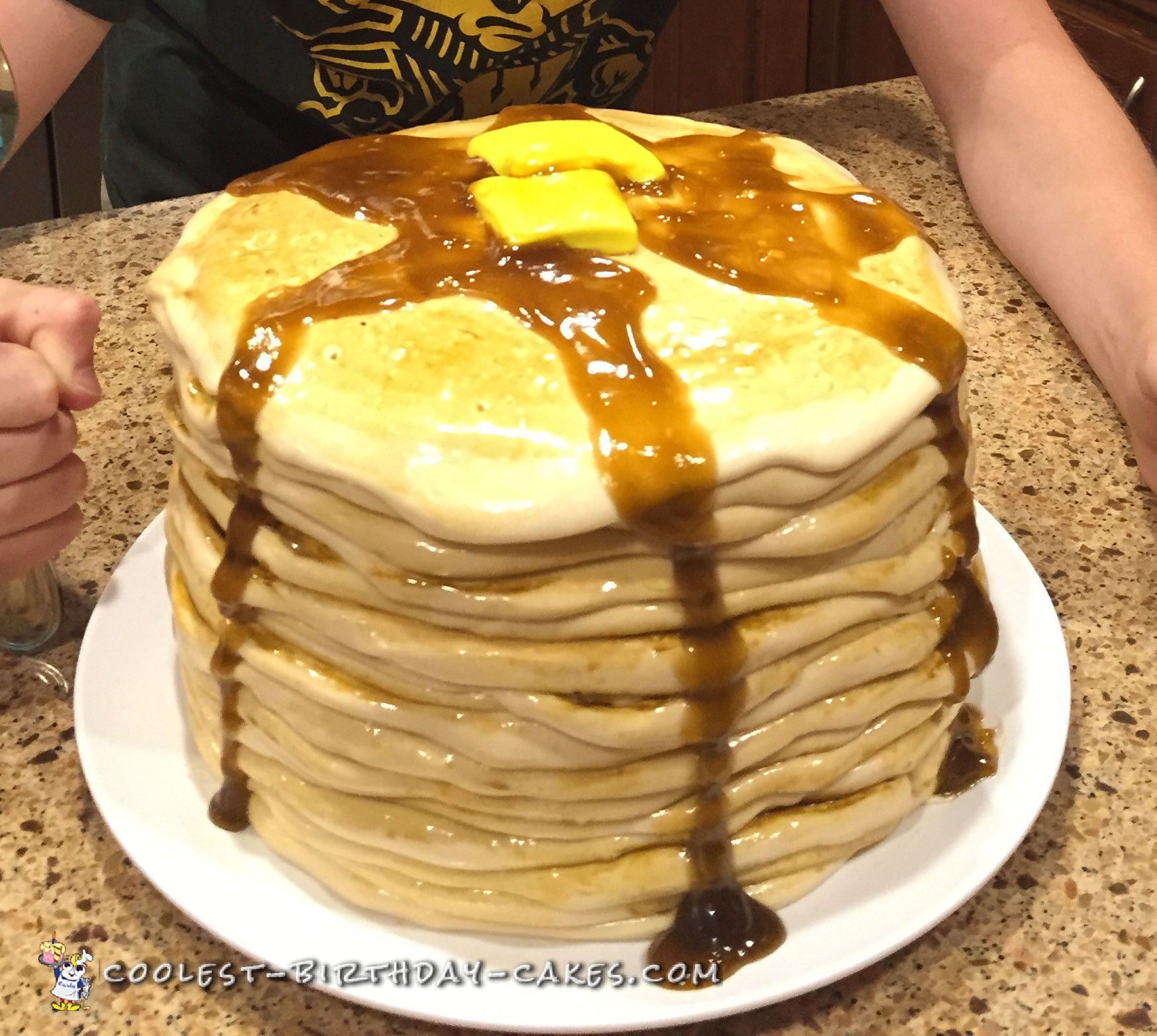 Coolest Stack O' Pancakes Cake!