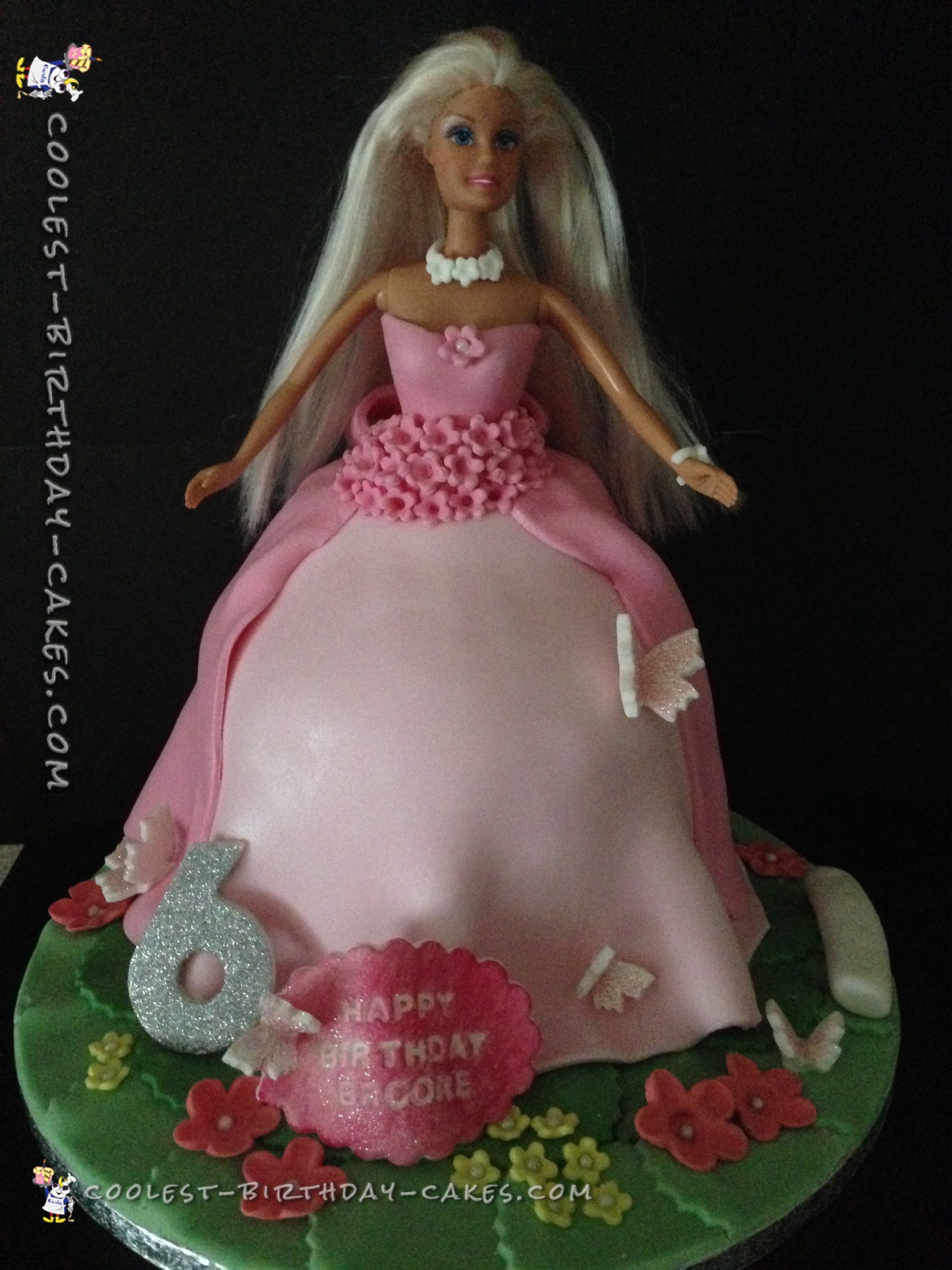Coolest DIY Barbie Cake