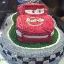 Cool Lightning McQueen Birthday Cake