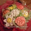 A Bouquet of Flower Cupcakes for Mothers Day