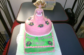 Barbie birthday cake