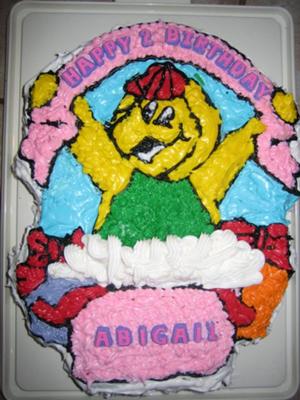 B.J., Barney's friend cake