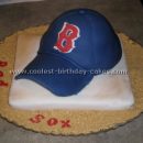 Red Sox Hat Cake