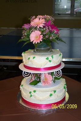 2 tier Bridal Shower Cake