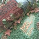 game load shell on a camo cake