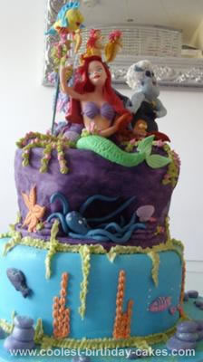 Homemade Under The Sea Birthday Cake