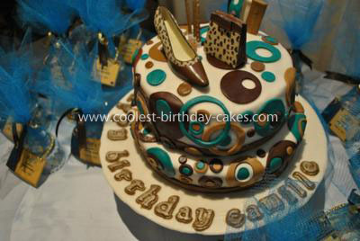 Coolest 18th Fashion Birthday Cake