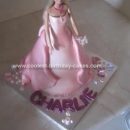 Homemade 1st Barbie Birthday Cake