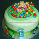 Homemade 1st Birthday Cake Idea