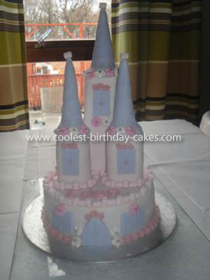 Coolest 1st Birthday Castle Cake