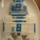 Homemade 3D R2D2 Birthday Cake Design