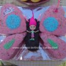 Homemade 3rd Birthday Butterfly Fairy Cake