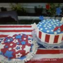 Homemade 4th of July Cake