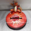 Homemade 6th Birthday Bakugan Cake